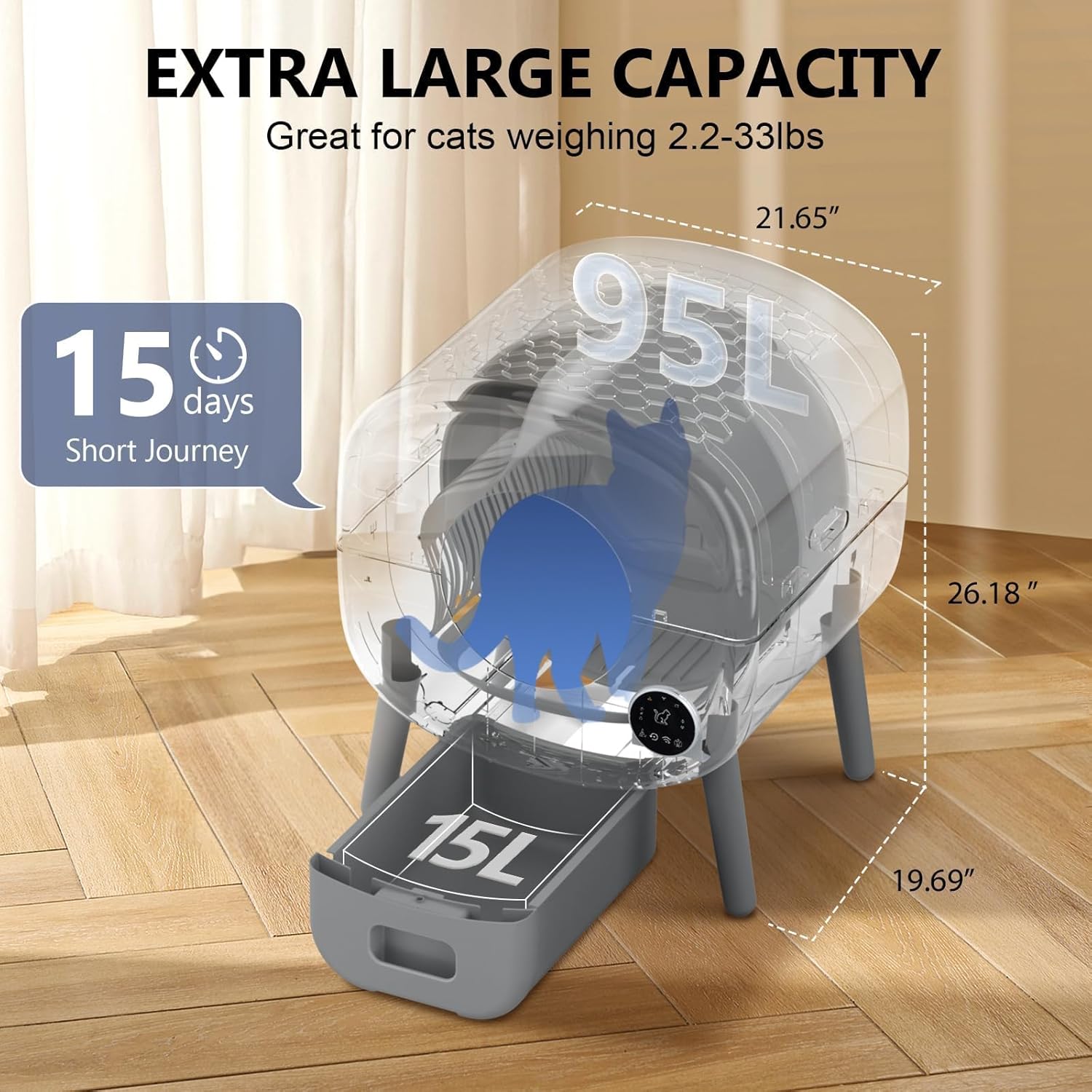 Self Cleaning Litter Box
