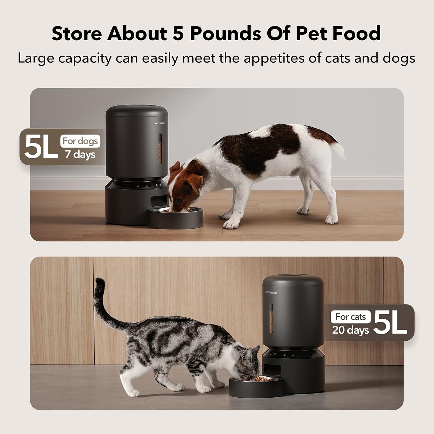 Automatic Pet Feeder with Freshness Preservation