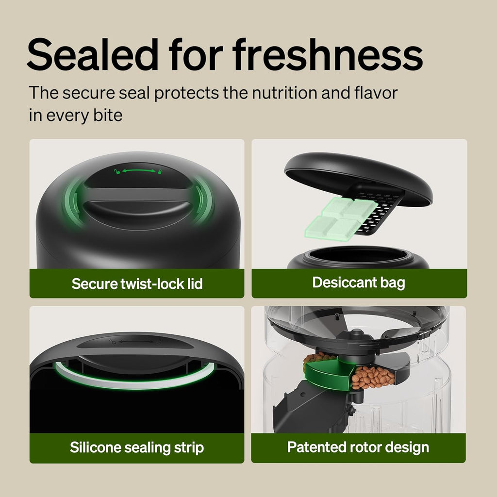Automatic Pet Feeder with Freshness Preservation